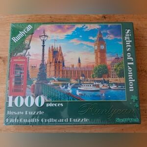 Sights of London 1000-Piece Jigsaw Puzzle - Green